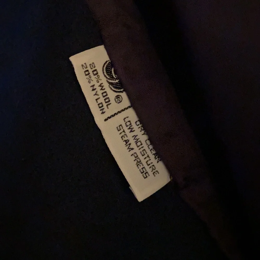 Vintage 70’s Navy Anchor Coat Wool Pea Coat Military Jacket - Picture 13 of 14